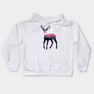 Deer nature #5 Kids Hoodie